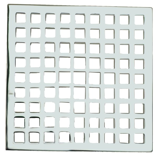 Newport Brass 6" Square Shower Drain in Polished Nickel 233-601/15